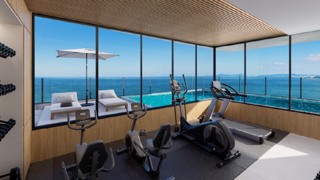 Academia do Infinity Sea and Sky, com vista para o mar
