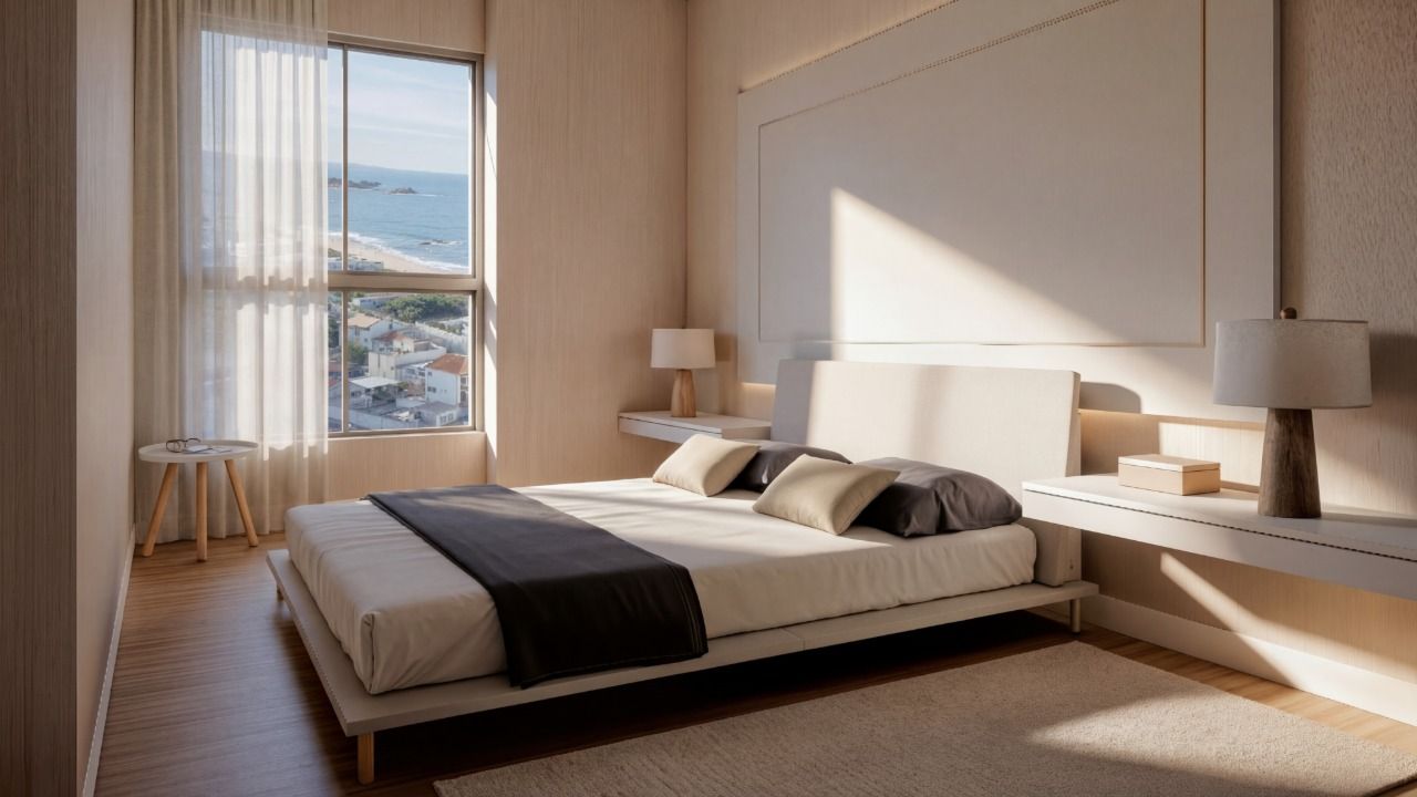 Suíte de apartamento do Itajuba Boulevard